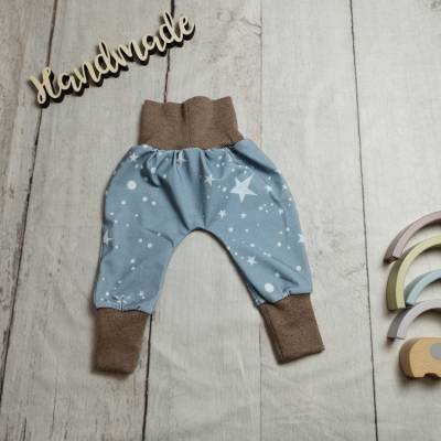 Gr. 50/56, Hose Sterne,  blau