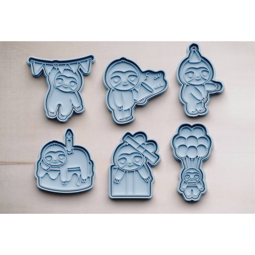 Faultier Motive Keksausstecher | Cookie Cutters | Ausstechform