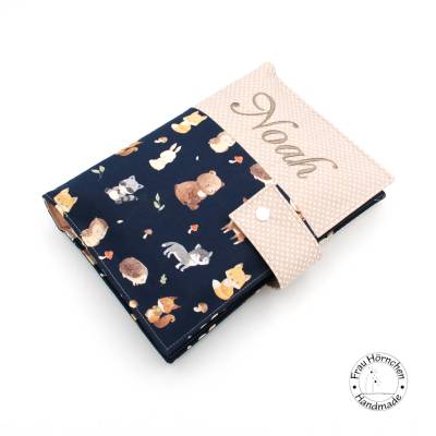 Windeltasche * Wickeltasche * Tierkinder * Reh * Fuchs * Bär * Wolf * Igel * personalisieren 