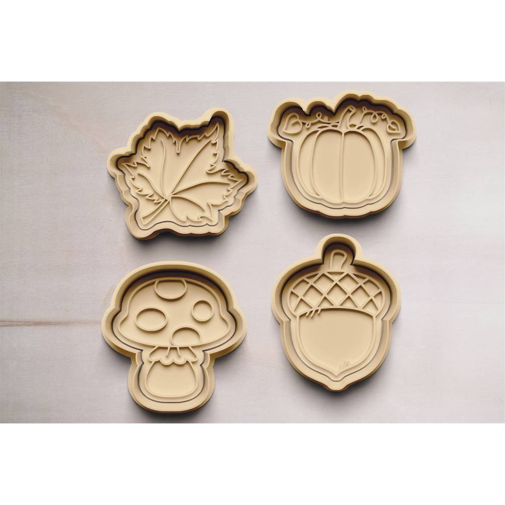 Herbst Motive Keksausstecher | Cookie Cutters | Ausstechform | Herbstformen für Kekse