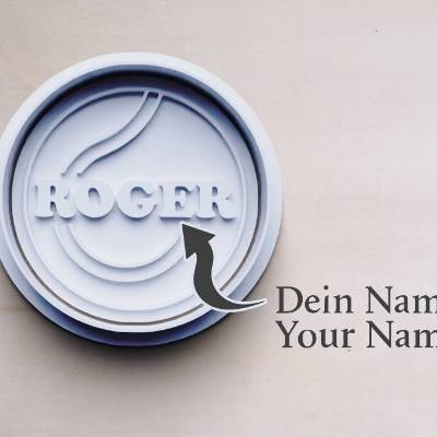Personalisierbarer Tennis Keksausstecher | Cookie Cutters | Ausstechform | Keksform mit Wunschnamen