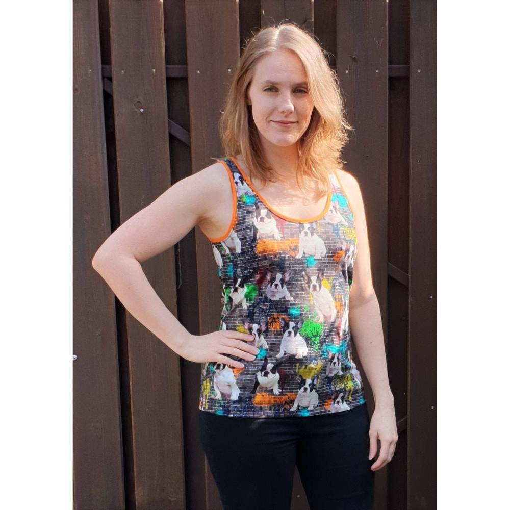 Ebook & Schnittmuster 'Tina' – Enges Jersey-Top mit Rundhalsausschnitt, inkl. PDF-Anleitung (Größe 34-50) Bild 2