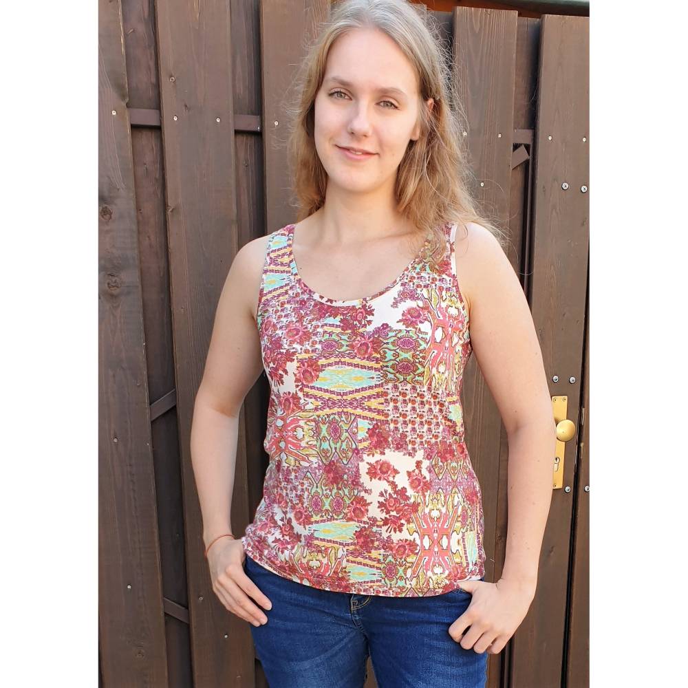 Ebook & Schnittmuster 'Tina' – Enges Jersey-Top mit Rundhalsausschnitt, inkl. PDF-Anleitung (Größe 34-50) Bild 5