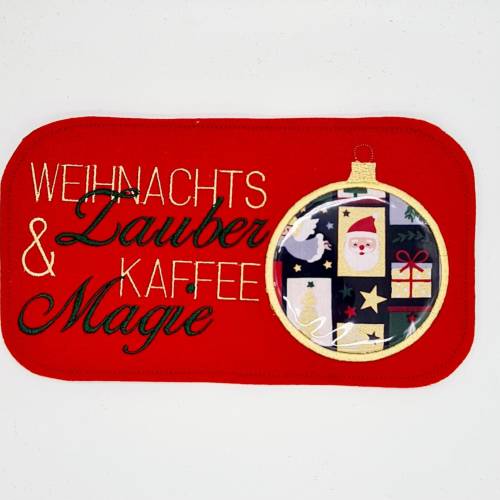 Stickdatei Set Mug Rug Weihnachten