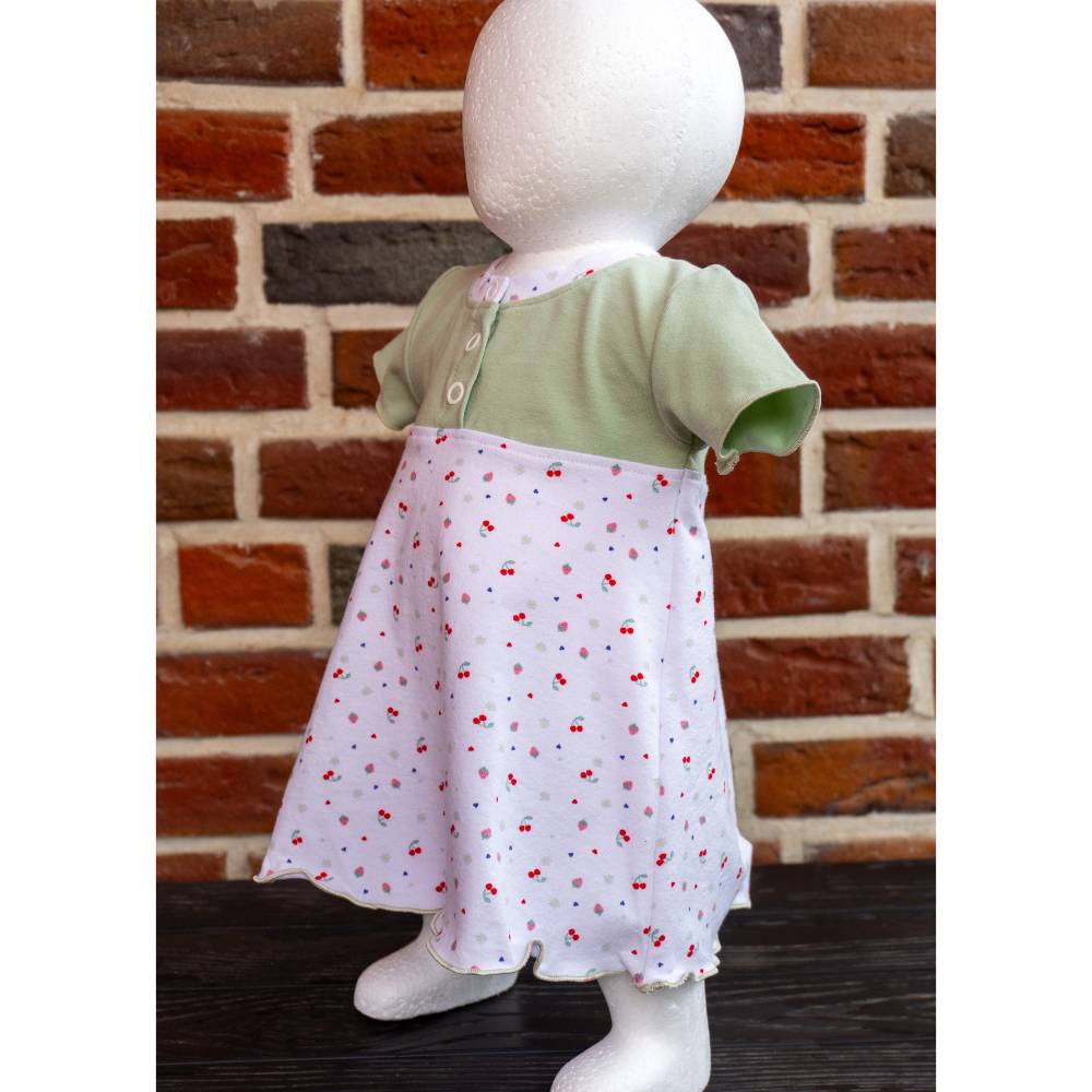 Ebook & Schnittmuster 'Linn' – Shirt/Kleid mit Knopfleiste für Babys & Kleinkinder, inkl. PDF-Anleitung (Größe 56-98) Bild 6
