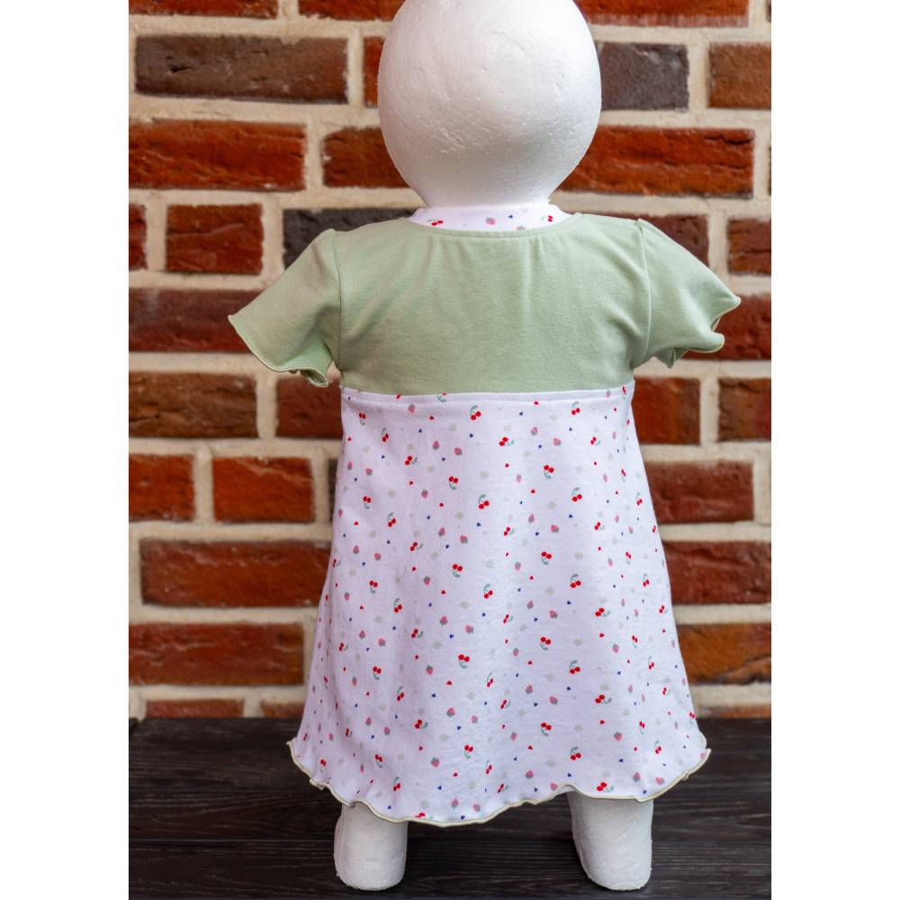 Ebook & Schnittmuster 'Linn' – Shirt/Kleid mit Knopfleiste für Babys & Kleinkinder, inkl. PDF-Anleitung (Größe 56-98) Bild 8