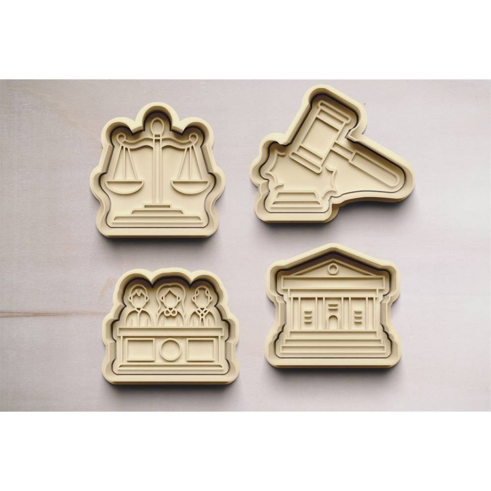 Jura Motive Keksausstecher | Cookie Cutters | Ausstechform | Richter Form für Kekse | Jura Geschenk