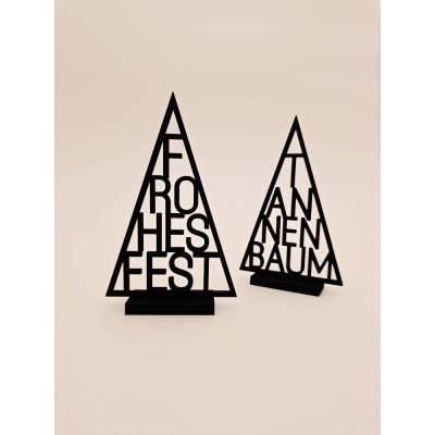 Tannenbaum aus Holz Line Art Christbaum moderner abstrakter Weihnachtsbaum Weihnachtsdeko Weihnachtsgeschenk  Dekoration