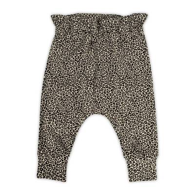 Paperbag Hose - Babyhose - Leopardenmuster - Geschenk Geburt Taufe - ab Frühchen Gr. 38-40 und 44 