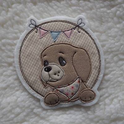 Applikation Hunde Welpe Button, Patch