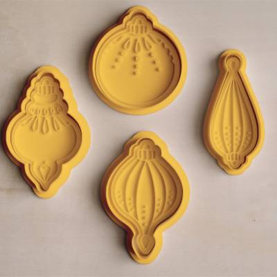 Christkugeln Keksausstecher | Cookie Cutters | Ausstechform | Weihnachtsausstecher | Christkugel als Keksform