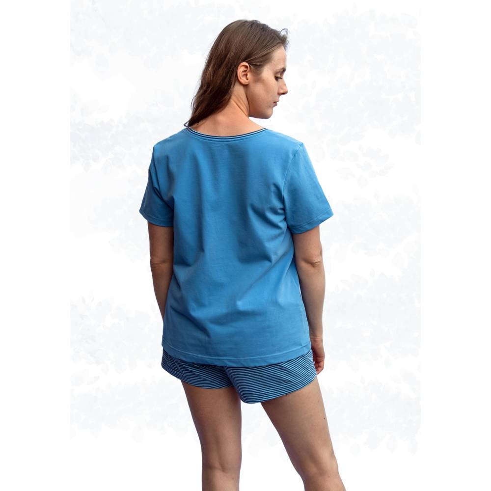 Schnittmuster „Jersey-Schlafanzug“ – gemütliches Shirt & Hose für alle Jahreszeiten, inkl. Anleitung im PDF-eBook Bild 3