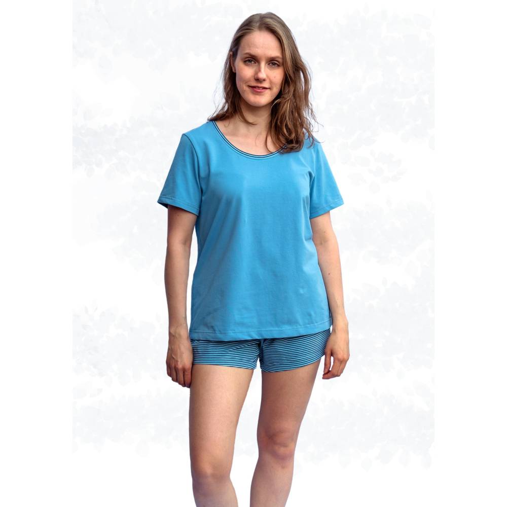 Schnittmuster „Jersey-Schlafanzug“ – gemütliches Shirt & Hose für alle Jahreszeiten, inkl. Anleitung im PDF-eBook Bild 4