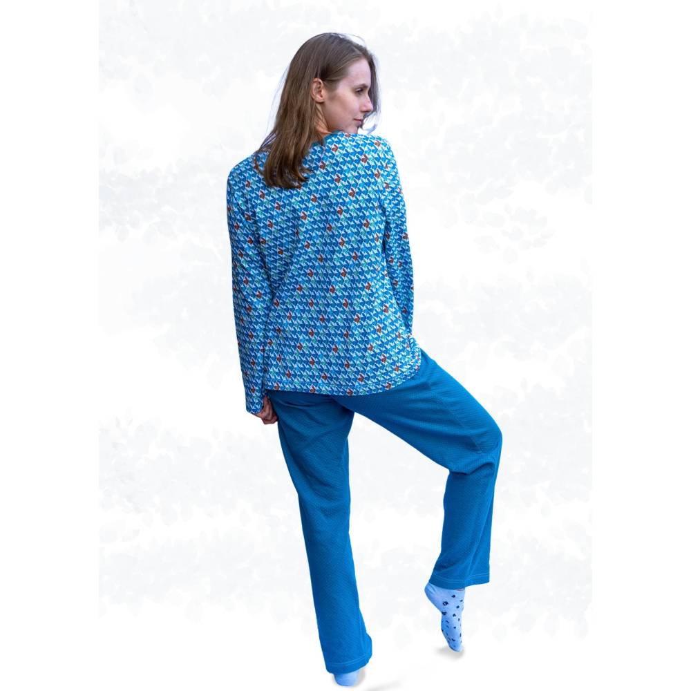 Schnittmuster „Jersey-Schlafanzug“ – gemütliches Shirt & Hose für alle Jahreszeiten, inkl. Anleitung im PDF-eBook Bild 6