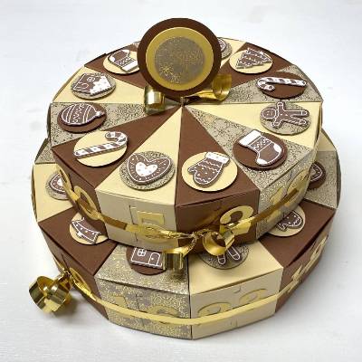 Adventskalender mit Lebkuchen