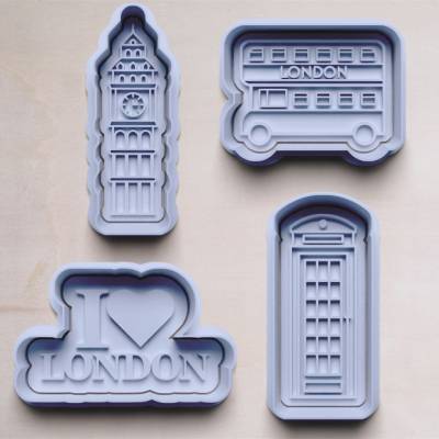 London Keksausstecher | Cookie Cutters | Ausstechform | London Ausstechformen | Big Ben Ausstecher | London Keksformen