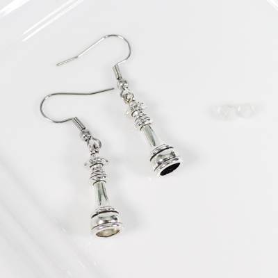 Ohrringe Ohrhänger Schach Schachfigur Dame Geschenk Geschenkidee Ohrhaken