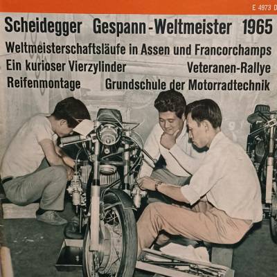 Das Motorrad -  Nr.16  -   31. Juli   1965    Grundschule der Motoradtechnik