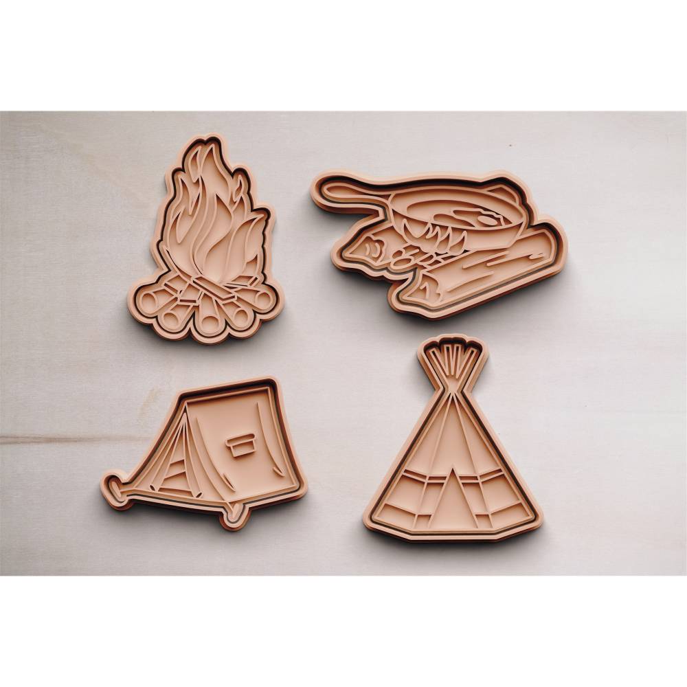 Camping Keksausstecher | Ausstecher | Cookie Cutters | Ausstechform | Keksform