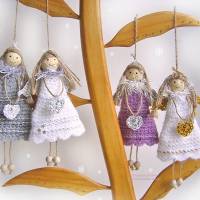 Häkelanleitung HERZENGEL ... Schutzengel, Dekobaumler, himmlische Geschenke-Idee mit Herz