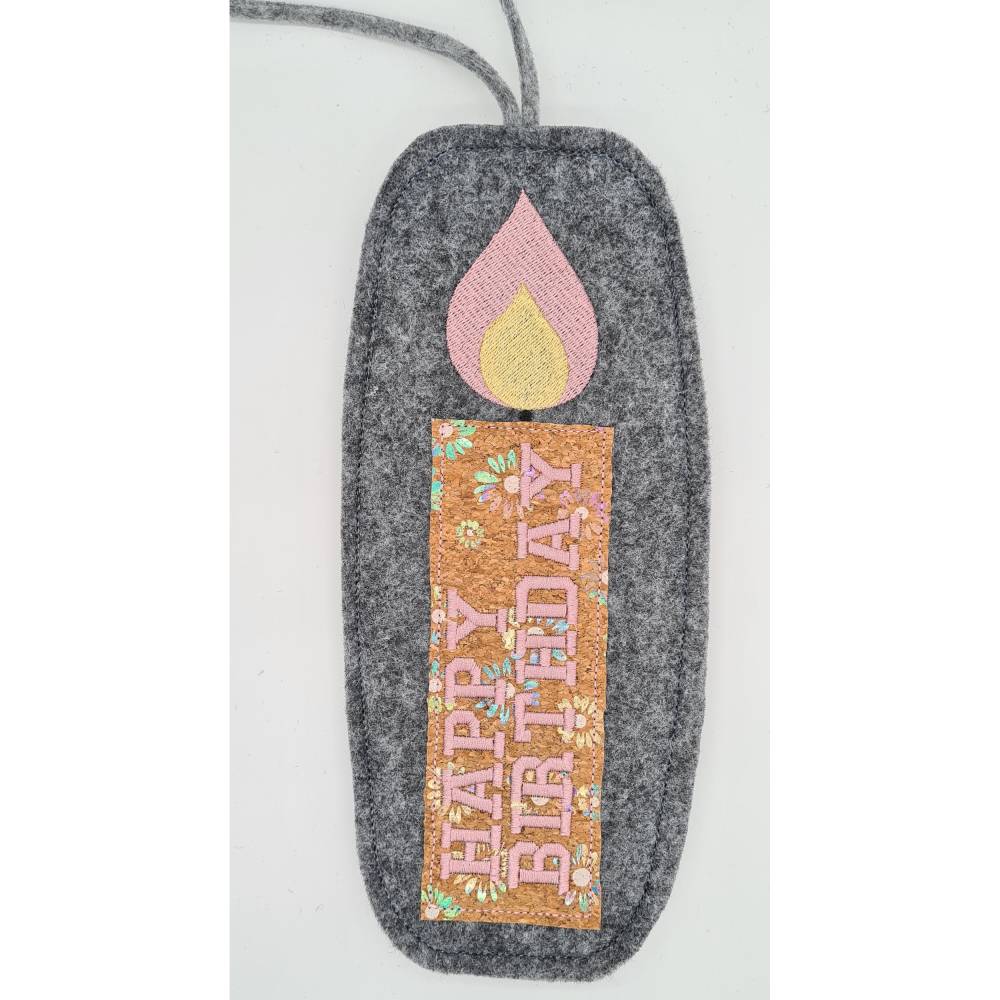 Stickdatei Geburtstagskerze ITH Bild 8