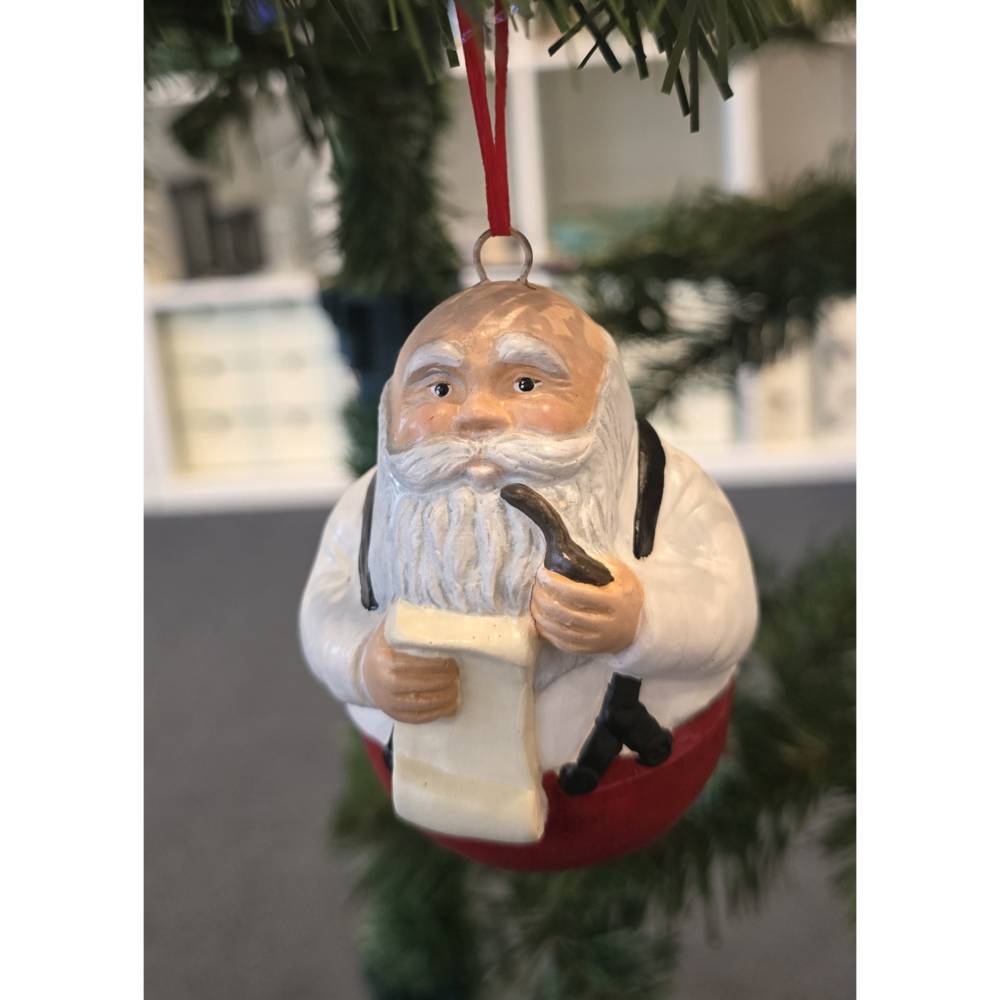 Weihnachtsbaumschmuck aus Keramik - Nikolaus