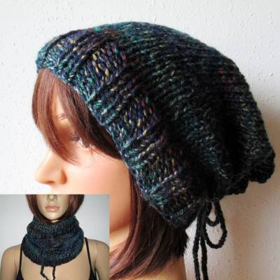 Mütze, Longbeanie oder Loop - 2 in 1 - variabel tragbar, ohne tierische Fasern, vegan!