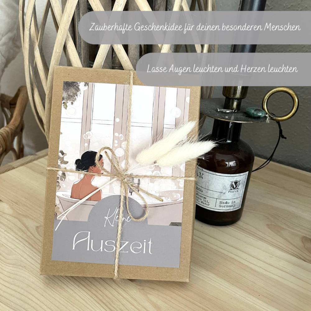 Personalisiertes Geschenk für Frauen, Kleine Auszeit, Wellness Geschenkbox, Selbstliebe