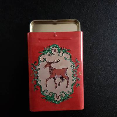 Weihnachtskartenspiel Die Spiegelburg Skat & Doppelkopf – Vintage, Neu & Unbespielt in Geschenkdose