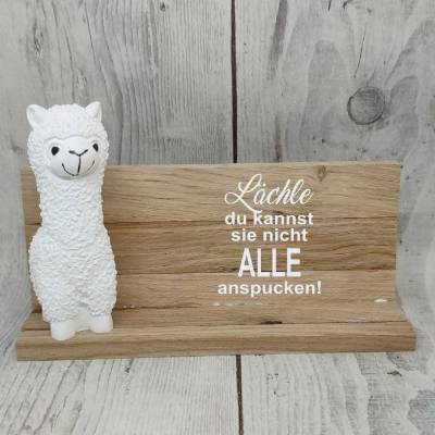 Alpaka aus Raysin mit witzigem Spruch