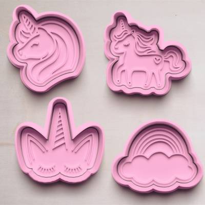 Einhorn Motive Keksausstecher | Cookie Cutters | Ausstechform | Keksform | Einhorn Keksformen | Einhorn Keksausstecher