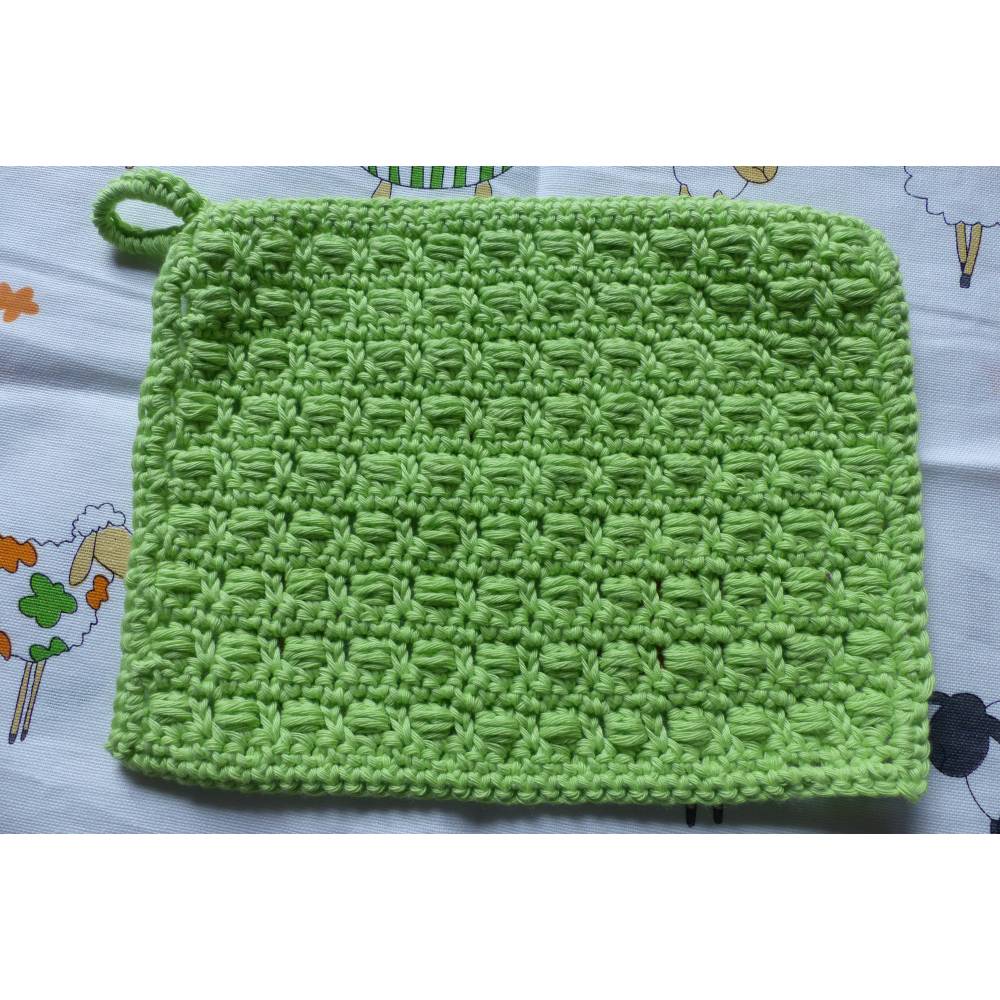 Freebie - Häkelanleitung für ein Spültuch / Topflappen / Topfuntersetzer Bild 5