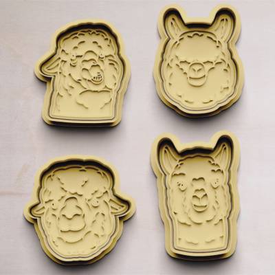 Alpaka Llama Motive Keksausstecher | Cookie Cutters | Ausstechform | Keksform | Llama Keksformen