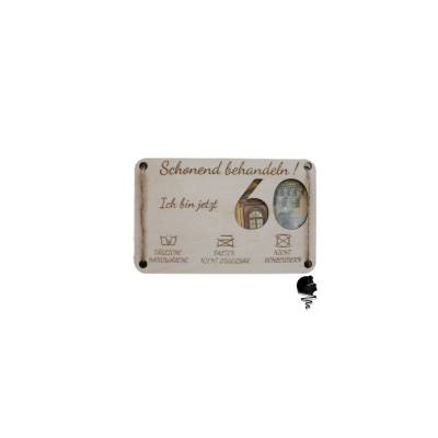 Geldgeschenk 60. Geburtstag / Geburtstagskarte / Geschenkverpackung