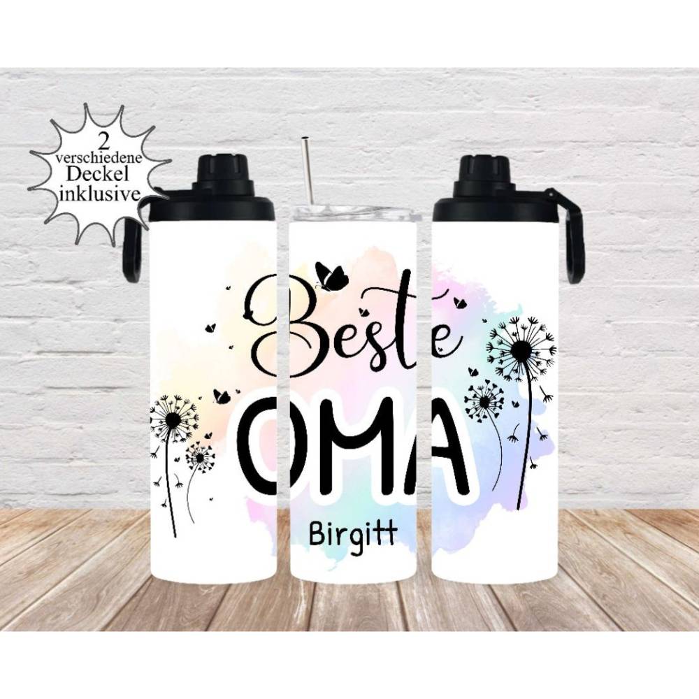 Personalisierter Thermobecher beste Tante Trinkbecher Kaffeebecher to go Becher Geschenkidee