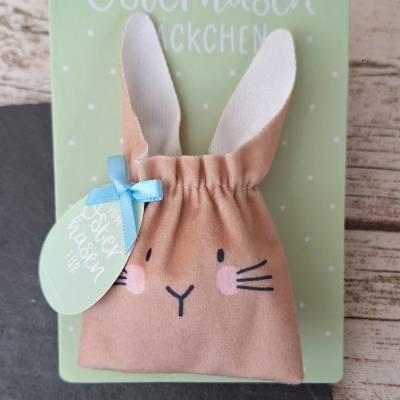 Osterhasen Säckchen für Geldgeschenke ~ Ostersäckchen Braun ~ Ostern ~ Deko ~ Früh