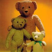 Bären selber machen – Bastelbuch mit Schnittmuster & Anleitung, neuwertig, Anleitungsbogen, Kuschelbär, Bastelheft
