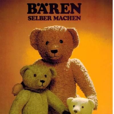 Bären selber machen – Bastelbuch mit Schnittmuster & Anleitung, neuwertig, Anleitungsbogen, Kuschelbär, Bastelheft 