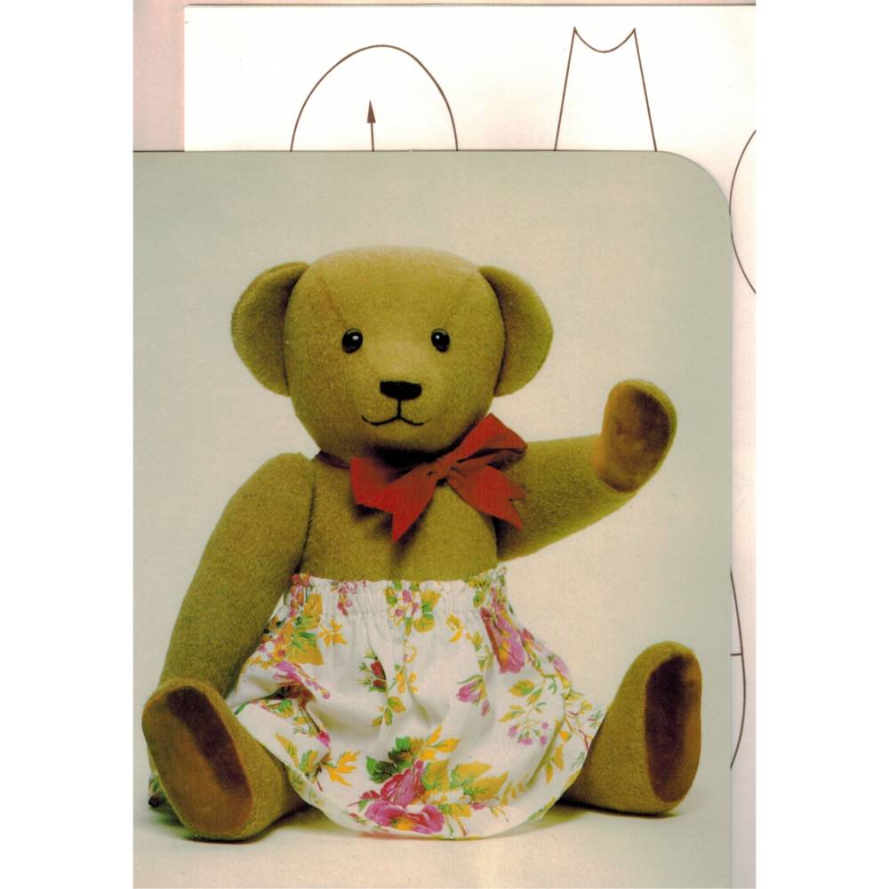 Bären selber machen – Bastelbuch mit Schnittmuster & Anleitung, neuwertig, Anleitungsbogen, Kuschelbär, Bastelheft Bild 4