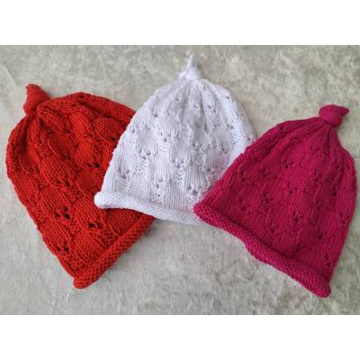 Strickanleitung Frühjahrs-Mütze Kira - KU 36 - 55 cm