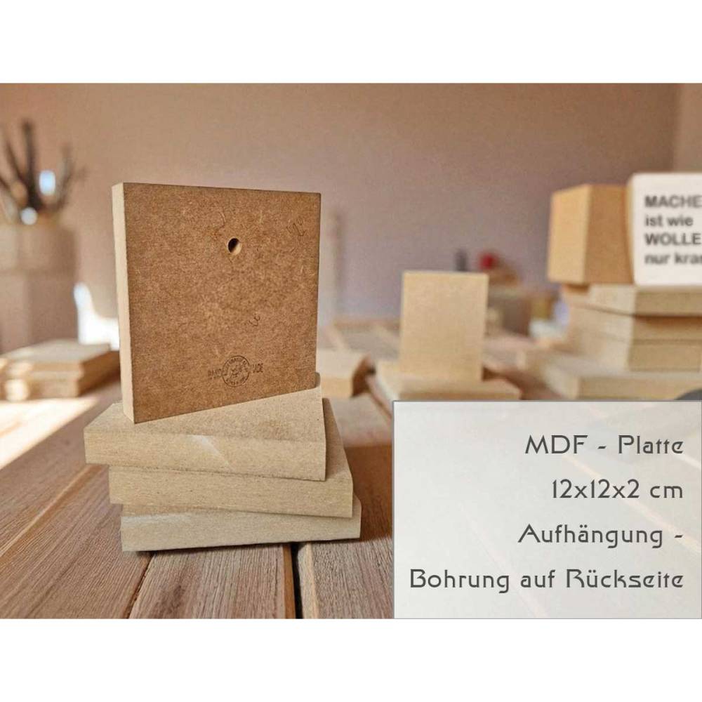 Holzblock Holzschild mit inspirierendem Spruch, Liebe Freundschaft,  Wanddeko Kaktus zum Aufhngen oder Hinstell