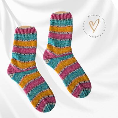 Socken handgestrickt für Gr. 42/43