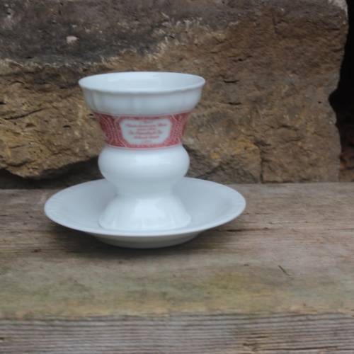 Rüdesheimer Kaffeetasse mit Untertasse Kaffeebecher Pharisäer Tasse Heinrich Porzellan West Germany