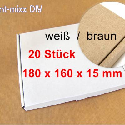 20 Stück Versandkarton WARENPOST International, Großbrief Karton,  19x16,5x2cm, DIN C6, Verpackungsmaterial