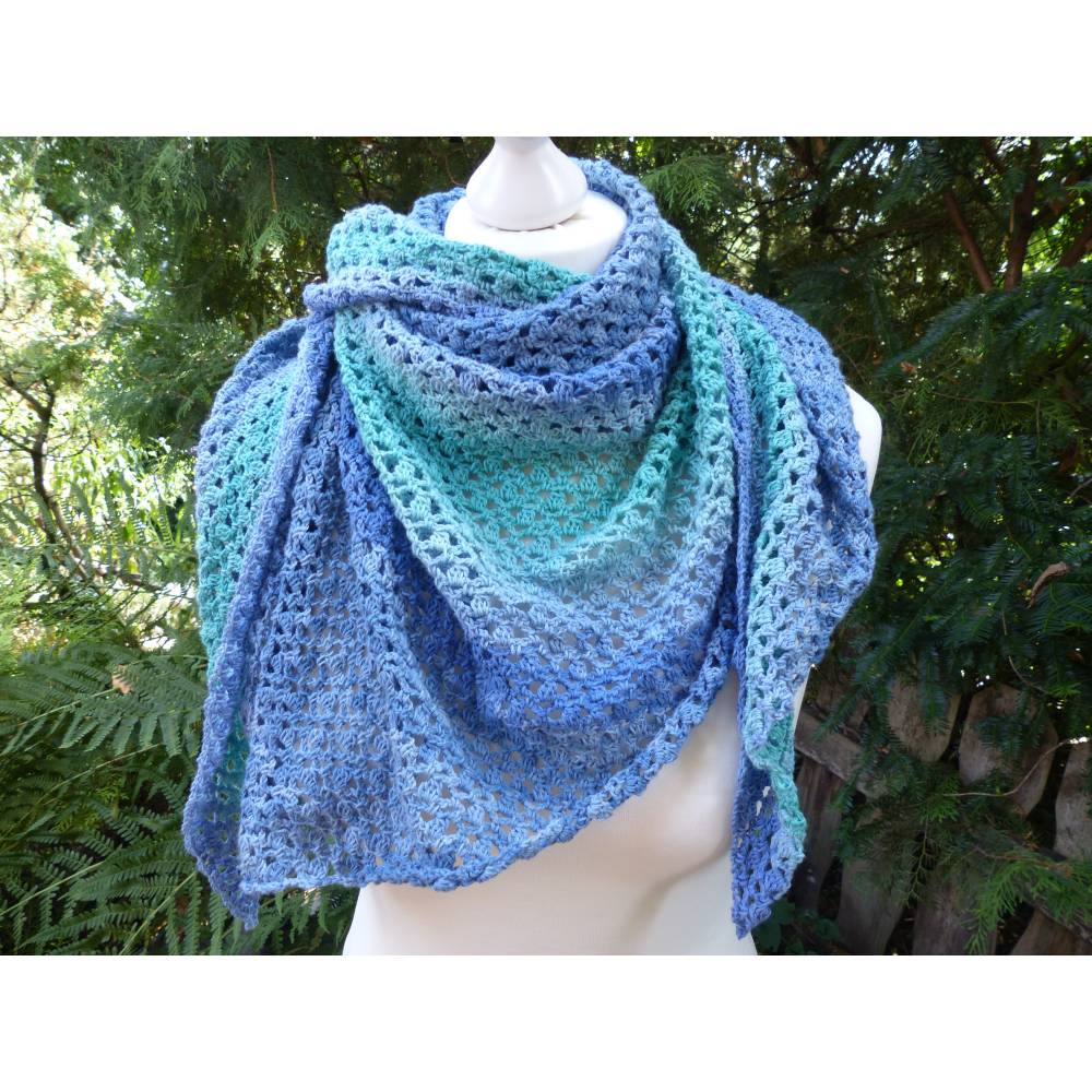 Häkelanleitung Dreiecktuch Sula Bild 1