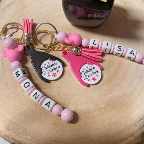 Schlüsselanhänger Geschenk, Erzieher, Kita Abschied, Abschied Kindergarten