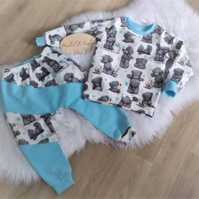 Set*Pullover*Jogginghose*Sweatshirt*Teddybär*Stern*Größe 92
