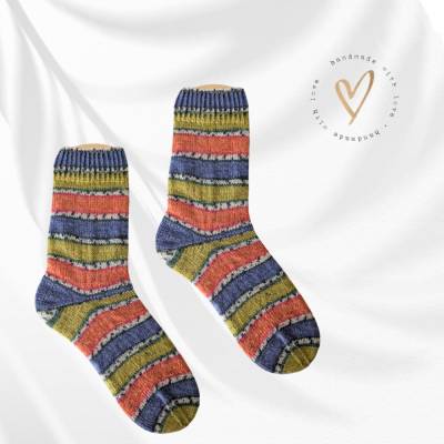 Socken handgestrickt für Gr. 42/43