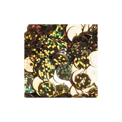 Pailletten rund flach gold holografisch