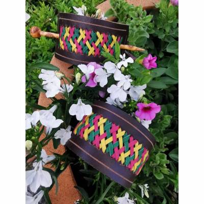 Lederarmband   (Flecht13)